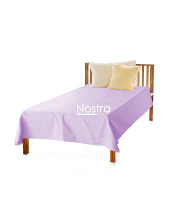 Flat cotton sheet 00-0033-SOFT LILAC 220x240 cm