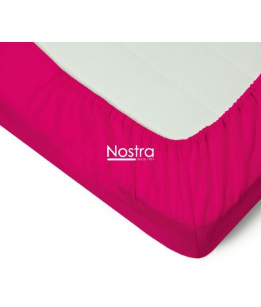 Satino paklodės su guma 00-0152-FUCHSIA 90x200 cm