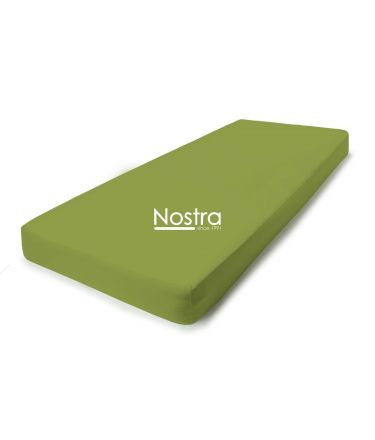 Fitted jersey sheets JERSEY JERSEY-LEAF GREEN 200x220 cm