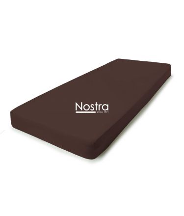 Fitted jersey sheets JERSEY JERSEY-CHOCOLATE 200x220 cm