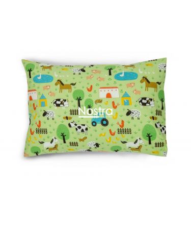 Children bedding set FARM 10-0513-GREEN 100x145, 40x60, 107x150 cm