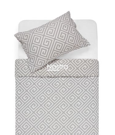 Flannel bedding set BRITTANY 30-0603-GREY