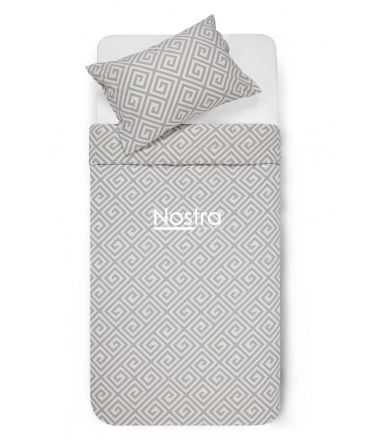 Flannel bedding set BRITTANY 30-0603-GREY