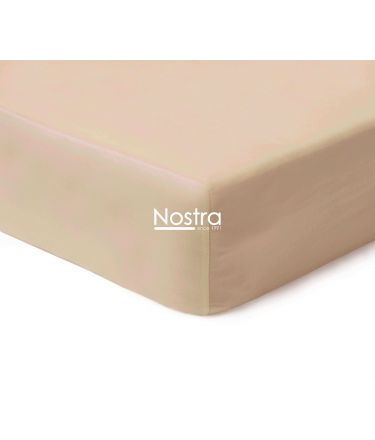 Fitted sateen sheets 00-0187-WHISPER PINK 90x200 cm