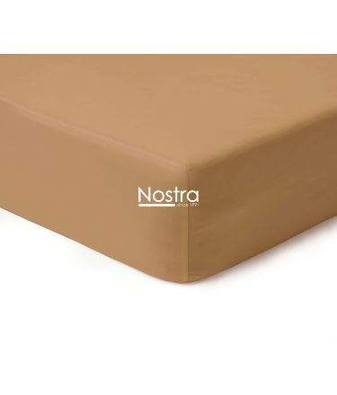 Fitted sateen sheets 00-0155-FROST ALMOND 90x200 cm