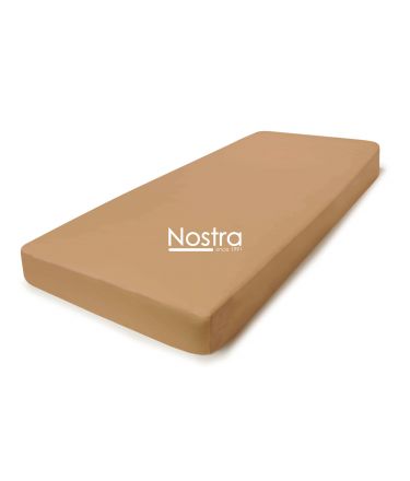 Fitted sateen sheets 00-0155-FROST ALMOND 90x200 cm