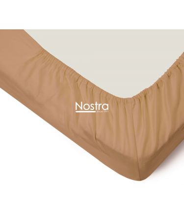 Fitted sateen sheets 00-0155-FROST ALMOND 90x200 cm