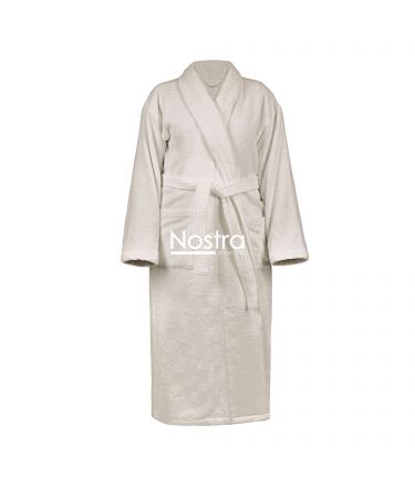 Bathrobe VELOUR-430 430 BATHROBE-TAUPE XXL