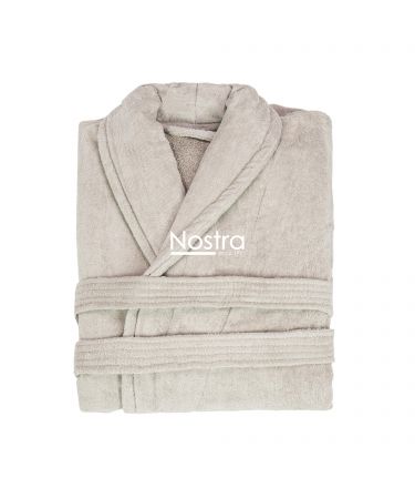 Bathrobe VELOUR-430 430 BATHROBE-TAUPE XXL