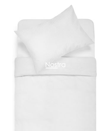 Seersucker bedding set ELA 00-0000-OPTIC WHITE 140x200, 70x70 cm