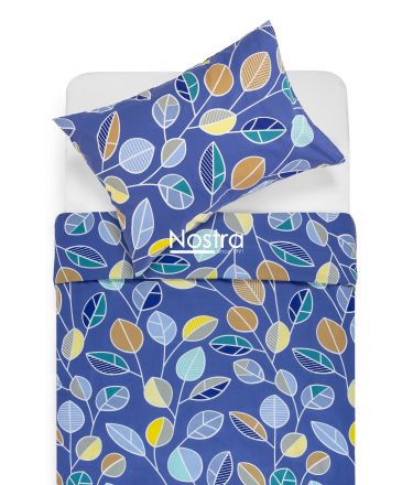 Polycotton bedding set ABSTRACT 40-1303-BLUE