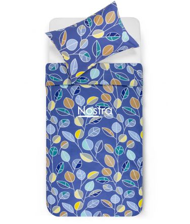 Polycotton bedding set ABSTRACT 40-1303-BLUE