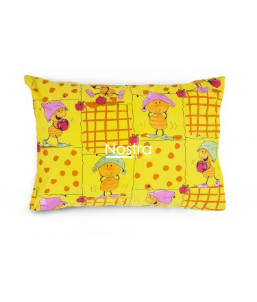 Children bedding set PLAYFUL FRIENDS 10-0077-YELLOW 100x145, 40x60, 107x150 cm