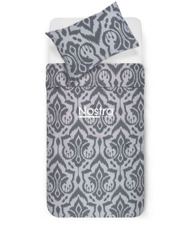 PREMIUM maco sateen bedding set CHARLEE 40-1275-IRON GREY 140x200, 70x70 cm