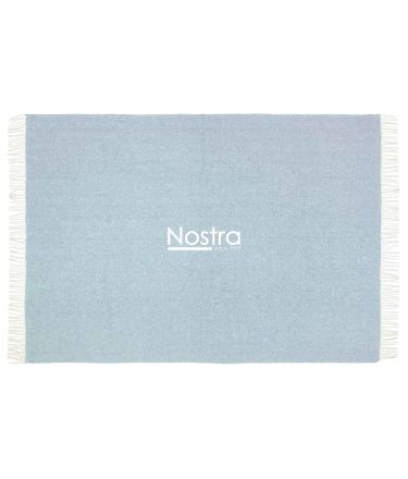 Vilnonis pledas MERINO-300 80-3236-LIGHT BLUE 140x200 cm