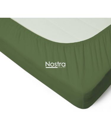 Fitted jersey sheets JERSEY JERSEY-DARK SAGE 180x200 cm