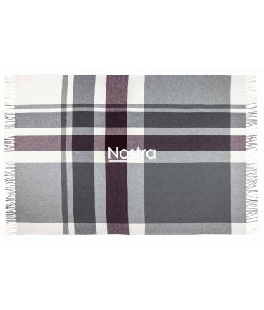 Plaid MOROCCO 80-4102-DARK PLUM 140x200 cm