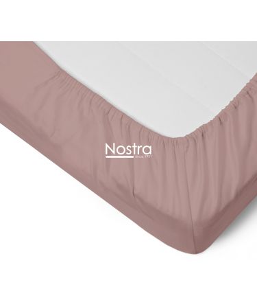 Fitted sateen sheets 00-0350-MAUVE 90x200 cm