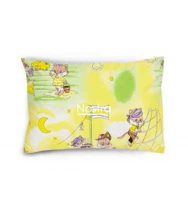 Children bedding set PIRATES 10-0040-LILAC/YELLOW 100x145, 40x60, 107x150 cm