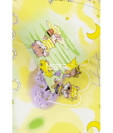 Children bedding set PIRATES 10-0040-LILAC/YELLOW 100x145, 40x60, 107x150 cm