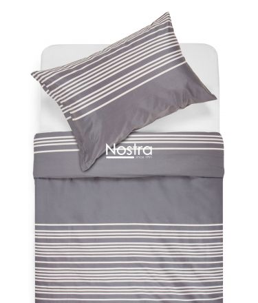 PREMIUM maco sateen bedding set CADENCE 30-0683-IRON GREY 140x200, 50x70 cm