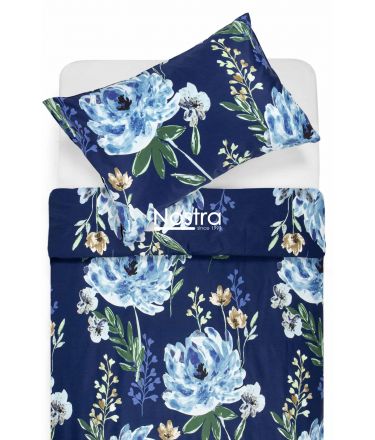 PREMIUM maco sateen bedding set CELINE 20-1541-BLUE 140x200, 50x70 cm