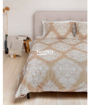 PREMIUM maco sateen bedding set CALI 40-1174-NATURAL 140x200, 50x70 cm