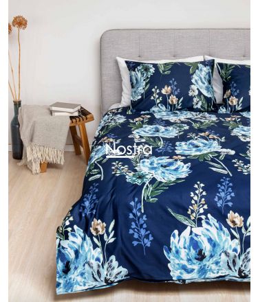 PREMIUM maco sateen bedding set CELINE 20-1541-BLUE 140x200, 50x70 cm