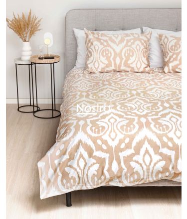 PREMIUM maco sateen bedding set CHARLEE 40-1275-SAND 140x200, 50x70 cm