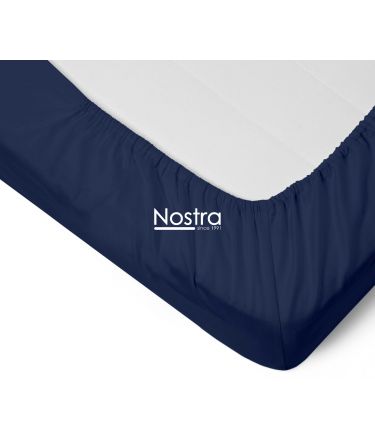 Fitted sateen sheets 00-0402-BLUE 180x200 cm