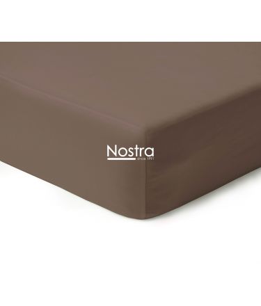 Fitted sateen sheets 00-0211-CACAO 180x200 cm