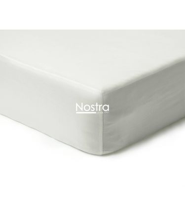 Satino paklodės su guma 00-0001-OFF WHITE 140x200 cm