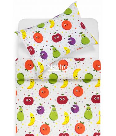 Children bedding set FRUITS 10-0107-MULTI 100x145, 40x60, 107x150 cm