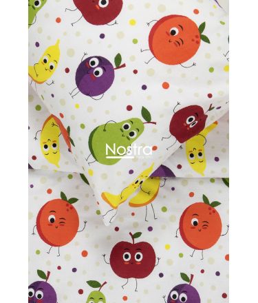 Children bedding set FRUITS 10-0107-MULTI 100x145, 40x60, 107x150 cm