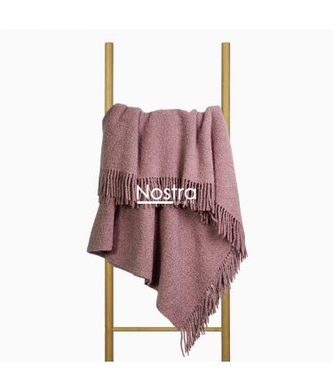 Vilnonis pledas BOUCLE-350 80-3321-DUSTY ROSE 140x200 cm