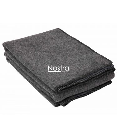 Blanket ZELANDIA LUX-450 DOUBLE FACE-DARK GREY GREY 140x200 cm