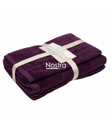 Bamboo towels set BAMBOO-600 T0105-DARK PLUM 50x100, 70x140 cm