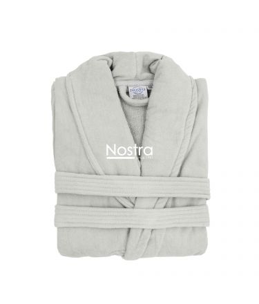 Bathrobe VELOUR-430 430 BATHROBE-LIGHT GREY XXL