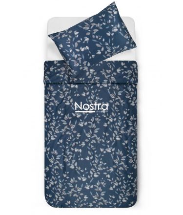 PREMIUM maco sateen bedding set COLE 40-1423-BLUE 140x200, 70x70 cm