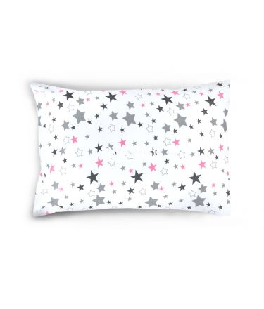 Children bedding set STARRY SKY 10-0475-WHITE PINK 100x145, 40x60, 107x150 cm