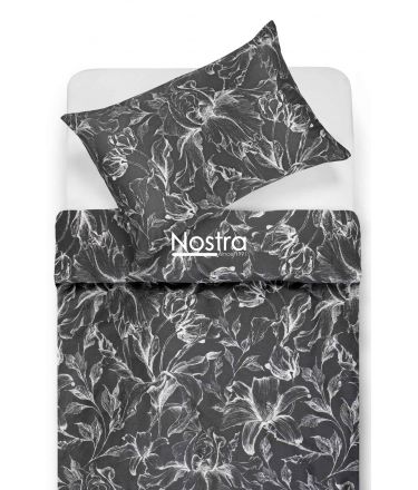 PREMIUM maco sateen bedding set COOPER 20-1732-IRON GREY 140x200, 50x70 cm