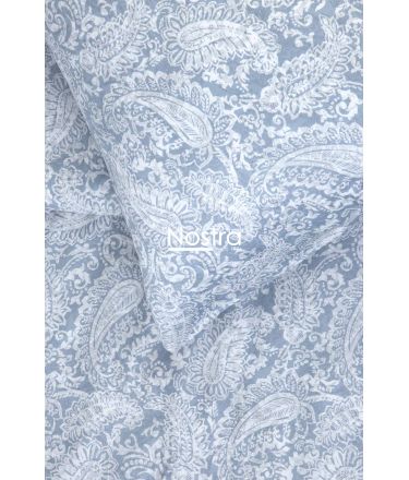 PREMIUM maco sateen bedding set CLAIRE 40-1422-FOREVER BLUE 200x220, 70x70 cm