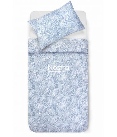 PREMIUM maco sateen bedding set CLAIRE 40-1422-FOREVER BLUE 200x220, 70x70 cm