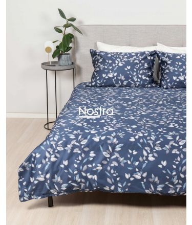 PREMIUM maco sateen bedding set COLE 40-1423-BLUE 140x200, 50x70 cm