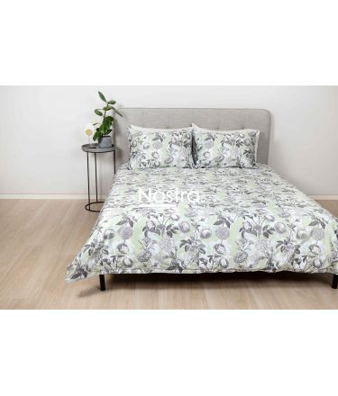 PREMIUM maco sateen bedding set CAMERON 20-1733-SAGE 140x200, 50x70 cm