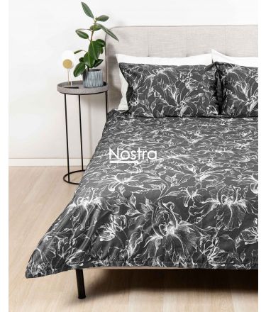 PREMIUM maco sateen bedding set COOPER 20-1732-IRON GREY 140x200, 50x70 cm