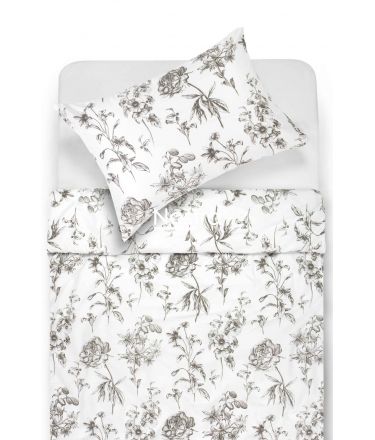 Sateen bedding set ALAINA 20-1728-WHITE