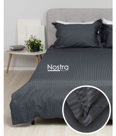 EXCLUSIVE bedding set TAYLOR 00-0240-1 IRON GREY MON 160x200, 50x70 cm