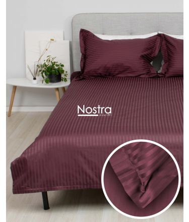 EXCLUSIVE bedding set TAYLOR 00-0453-1 BURGUNDY MON 160x200, 50x70 cm