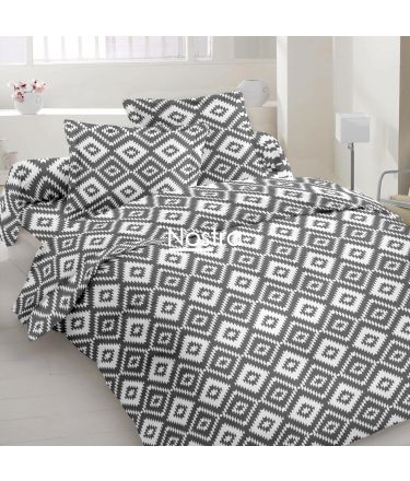 Polycotton bedding set GEOMETRY 30-0805-GREY